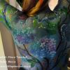 Becca's Hydrangea Body Painting