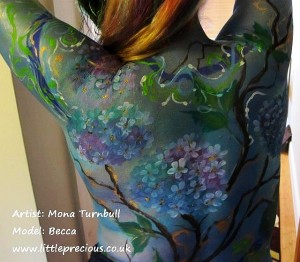Becca Body Painting
