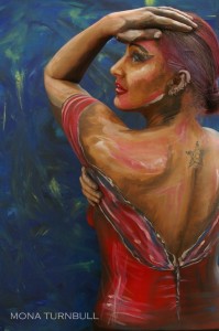 Fine Art Body Painting by Mona Turnbull Model: Jade Marie