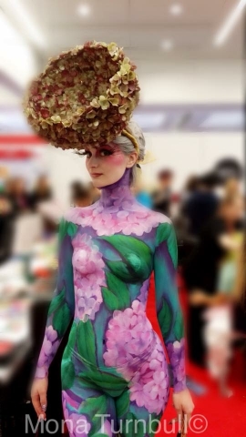 Hydrangea Body art